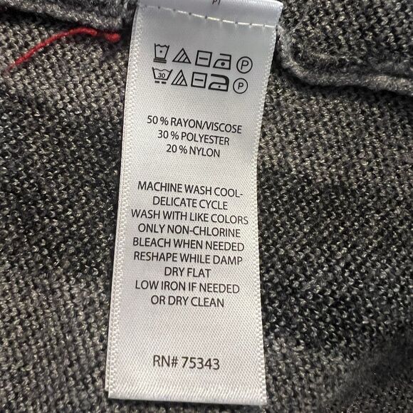 Tahari Women’s Cardigan 2X Plaid Duster Long - Picture 4 of 4